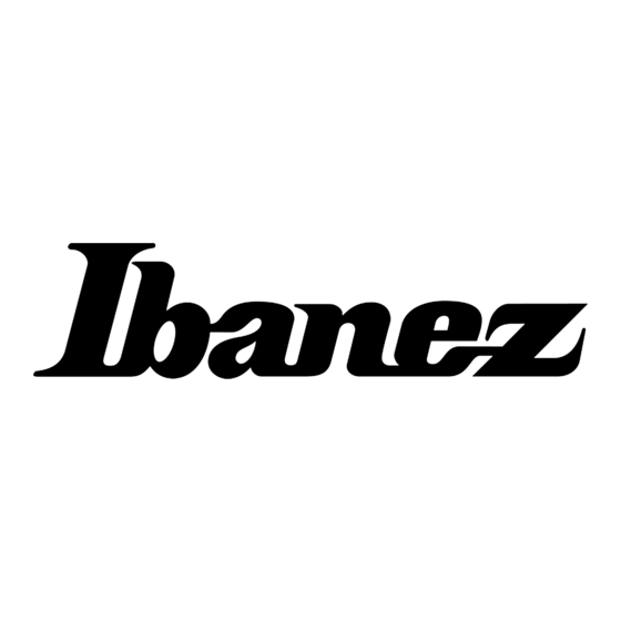Ibanez Edge-Zero 2 Manuel D'utilisation