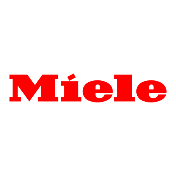 Miele professional T 6251 EL COM Mode D'emploi