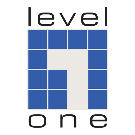 LevelOne HVE-9100 Guide D'installation Rapide