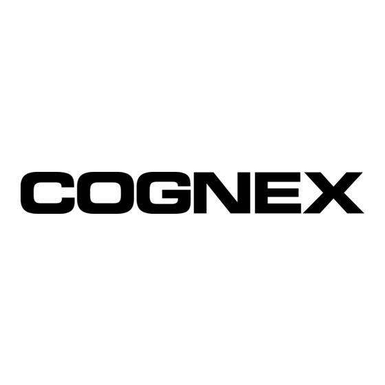 Cognex In-Sight 2000 Serie Mode D'emploi