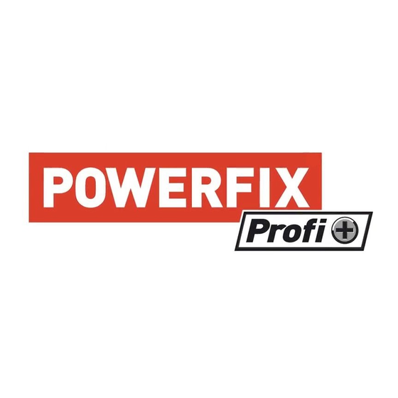 Powerfix Profi Z22855 Instructions D'utilisation Et Consignes De Sécurité