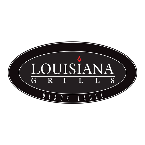 Louisiana Grills LGCER377 Assemblage Et Fonctionnement