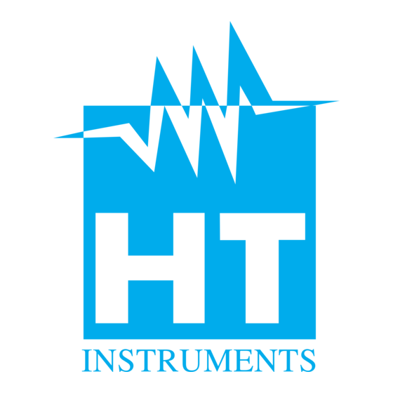 HT Instruments HTA102 Manuel D'utilisation