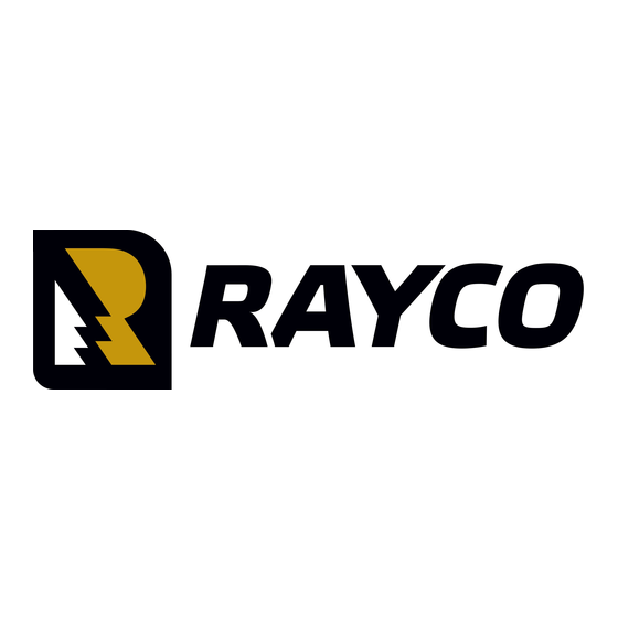 Rayco Trac Jr RG45T-R Manuel De L'opérateur