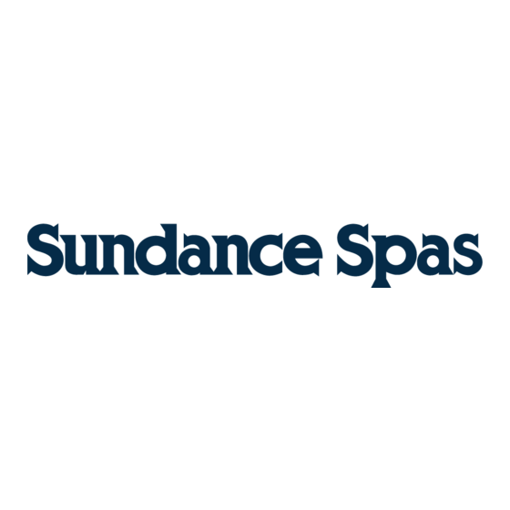 Sundance Spas 880 Serie Manuel De L'utilisateur