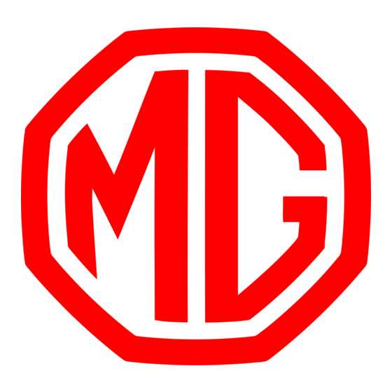 MG ZS EV Manuel D'utilisation