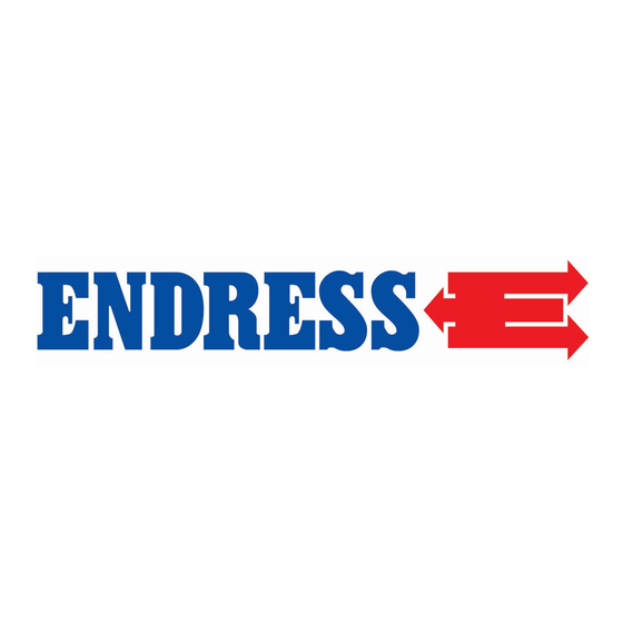 Endress ESE 808 DBG ES DIN SILENT Notice D'utilisation