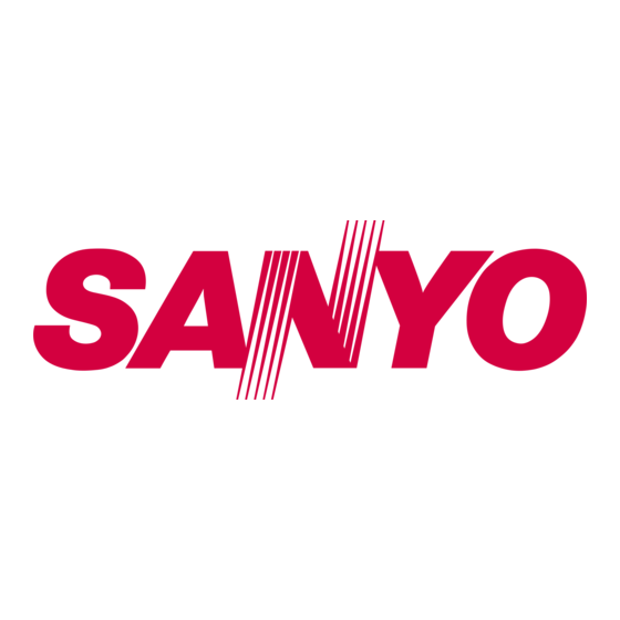 Sanyo PLC-XU105 Mode D'emploi