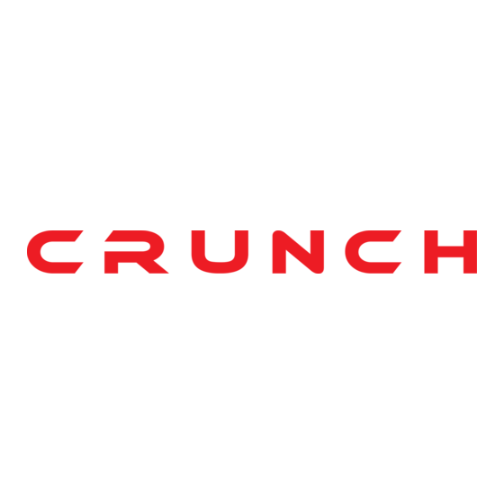 Crunch GROUND POUNDER GP1000 Mode D'emploi