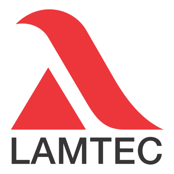 Lamtec Burner Control FA1 Mode D'emploi