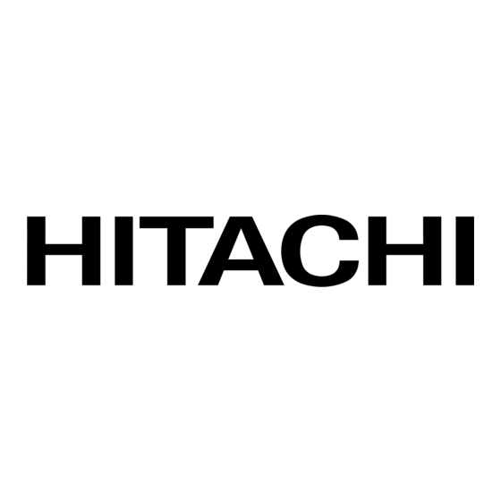 Hitachi AW 100 Mode D'emploi