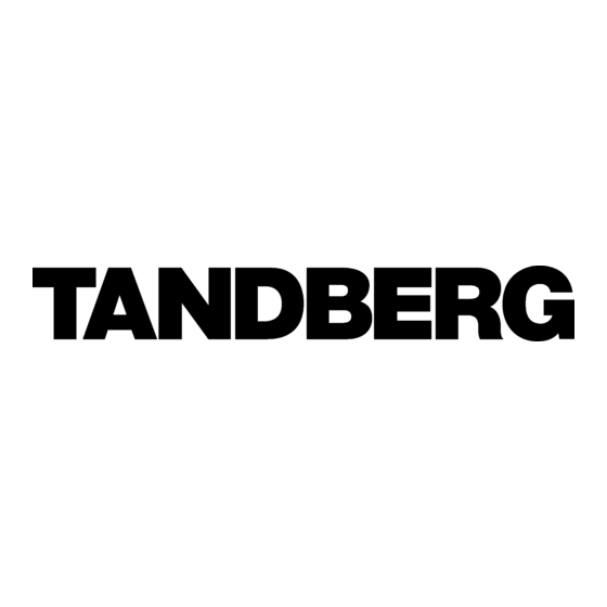 TANDBERG TRC 4 Guide Utilisateur