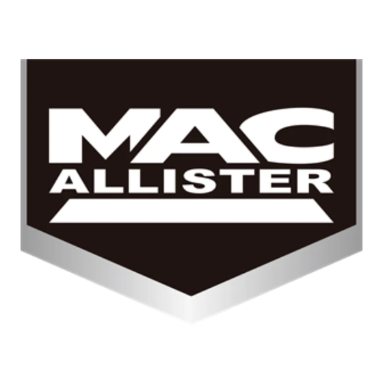 Mac allister MBP800 Mode D'emploi