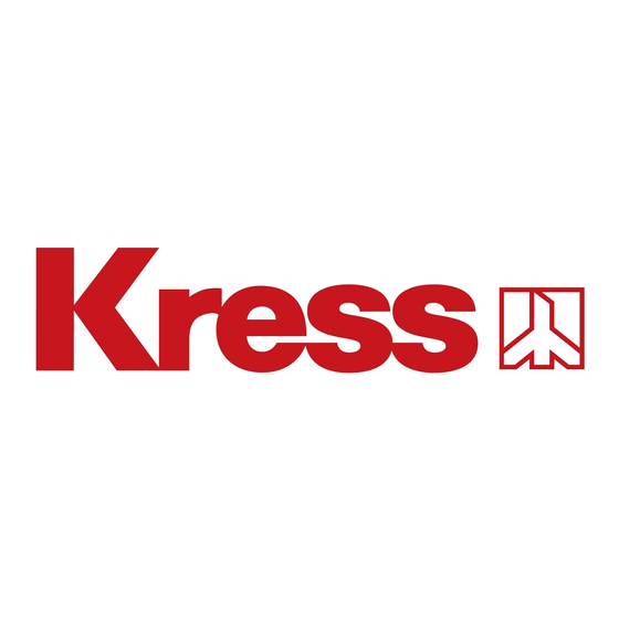 KRESS 6066 Mode D'emploi