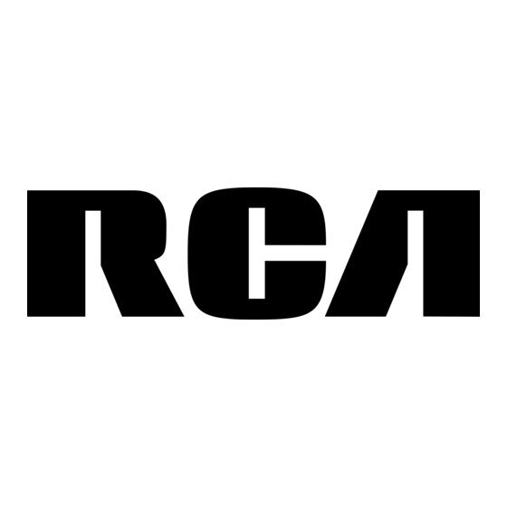 RCA RFR551 Manuel D'instructions
