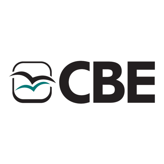 CBE CB520-3 Instructions D'emploi