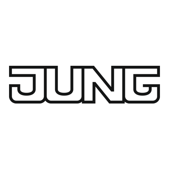 Jung 3212 TSM Instructions D'utilisation