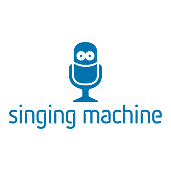 The Singing Machine STVD-1001 Manuel D'instruction