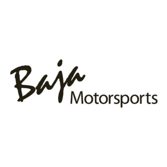 Baja motorsports WD250UR Manuel De L'utilisateur