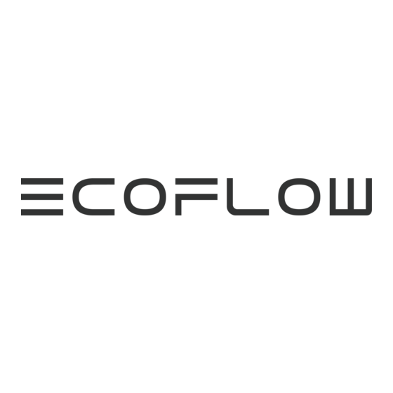 EcoFlow RIVER mini Manuel D'utilisation