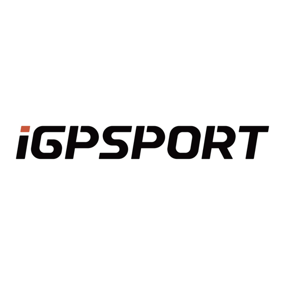 iGPSPORT iGS20E Mode D'emploi