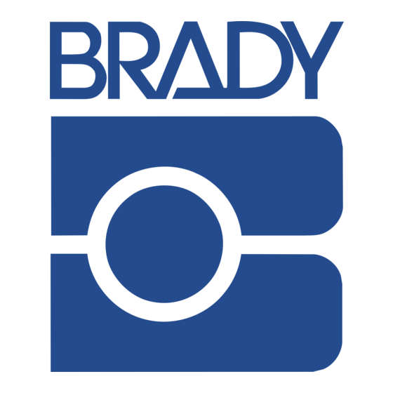 Brady S19-120 Manuel D'installation
