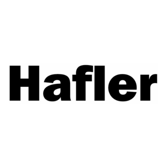 Hafler VRM Serie Mode D'emploi