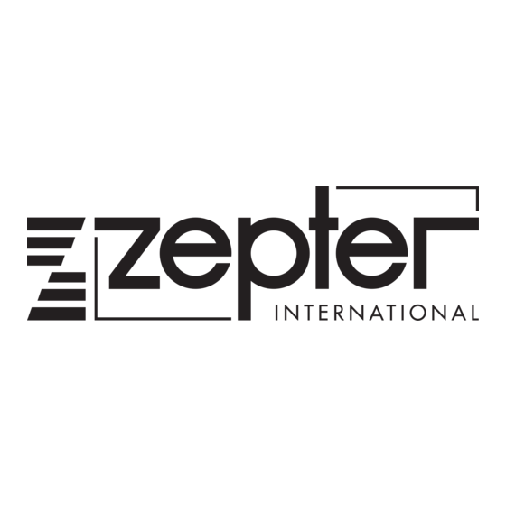 Zepter Vital System PBG-865 Manuel D'instruction