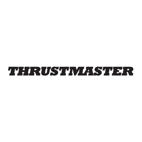 Thrustmaster T-Flight Guide De Démarrage Rapide