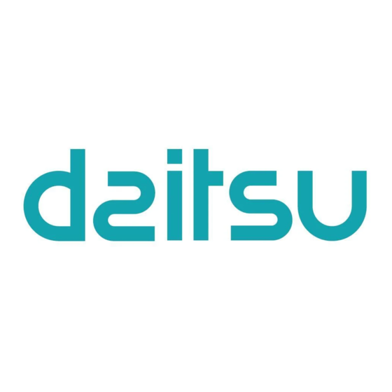 Daitsu CDV-L1 Série Manuel D'installation Et De Maintenance