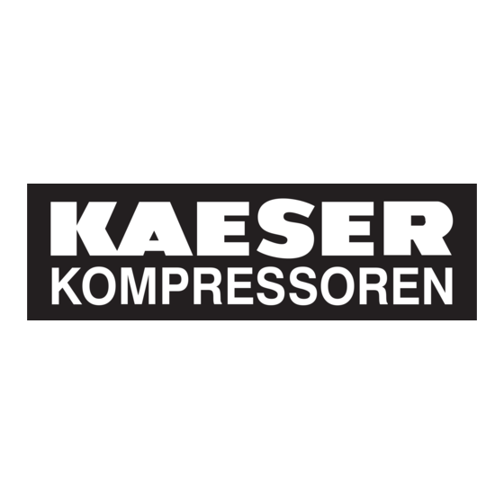 KAESER KCF 100 Instructions De Montage Et De Service