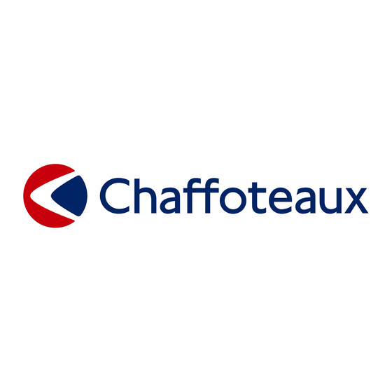 Chaffoteaux & Maury Nexia 18 CF Notice D'installation Et D'emploi