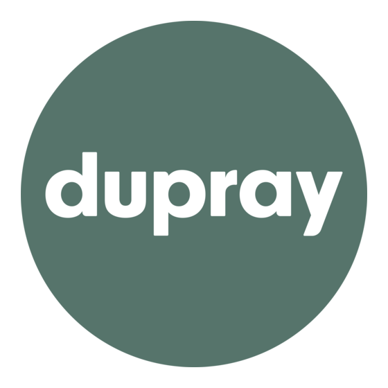Dupray STEAM BOX Manuel D'utilisation