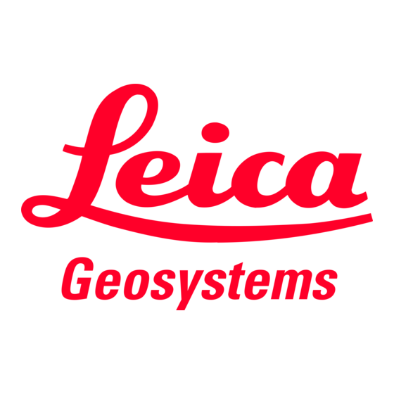 Leica Geosystems xf Série Manuel De L'utilisateur