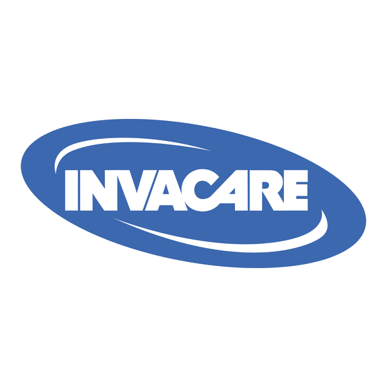Invacare 6281-A Instructions De Montage, D'installation Et D'utilisation