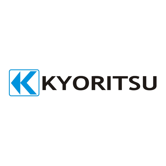 KYORITSU 1019R Manuel D'utilisation