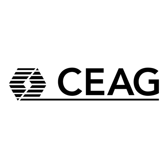 CEAG GHG 731 Mode D'emploi