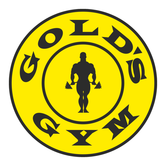 Gold's Gym STRIDE TRAINER 380 Manuel De L'utilisateur