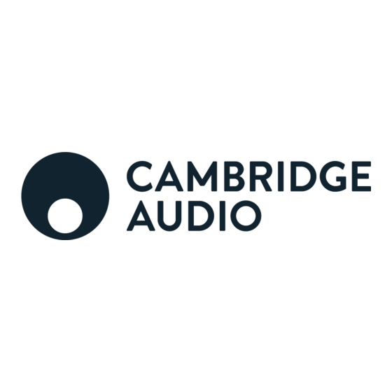 Cambridge Audio Topaz AM10 Mode D'emploi