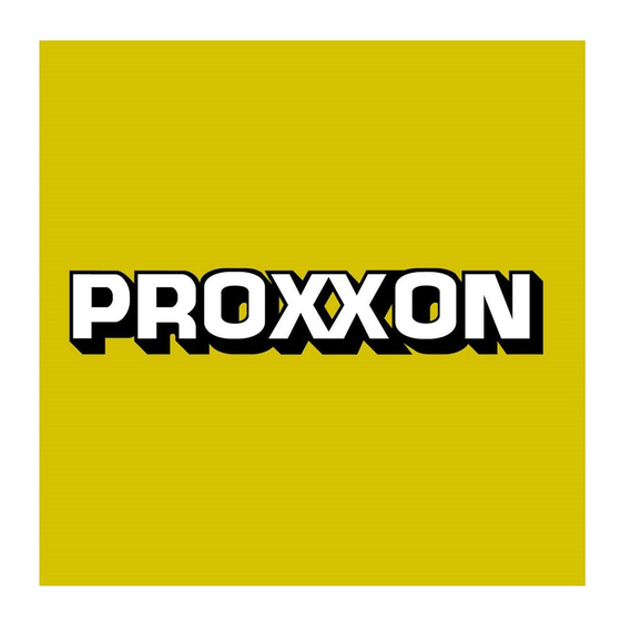 Proxxon TG 125/E Traduction De La Notice D'utilisation Originale