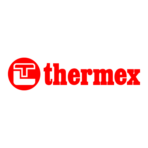 THERMEx ERD 50 V Manuel D'exploitation