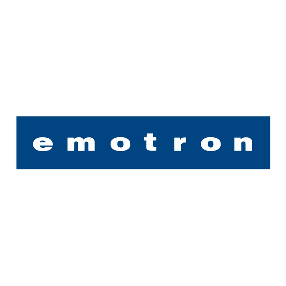 Emotron CDN-40 Série Instructions De Montage