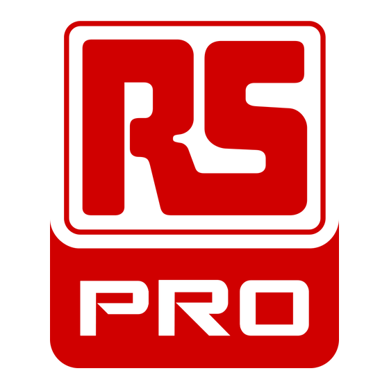 RS Pro V25 Manuel D'utilisation