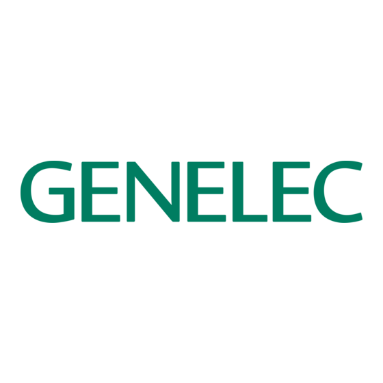 Genelec 7050B Manuel D'utilisation