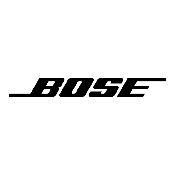 Bose SoundTouch 120 Notice D'utilisation