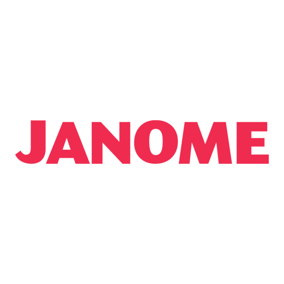 Janome MC15000 Guide Rapide