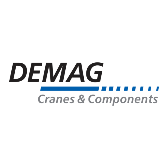 Demag DC-ProDC 1-15 Notice De Montage Et D'entretien