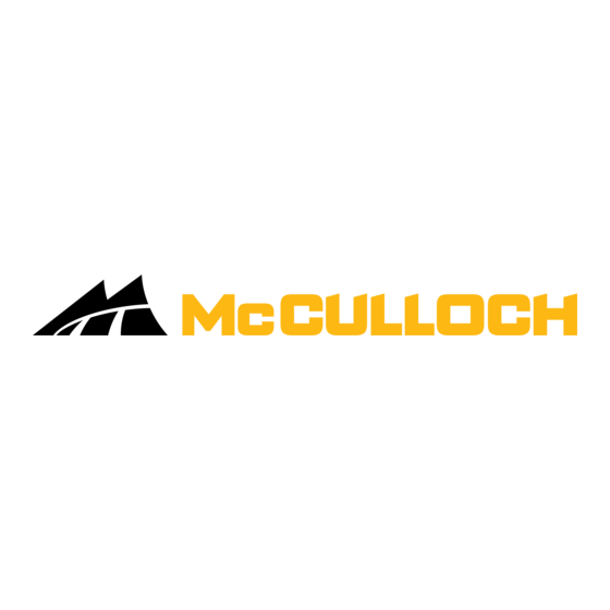 McCulloch ROB R1000 Guide Rapide