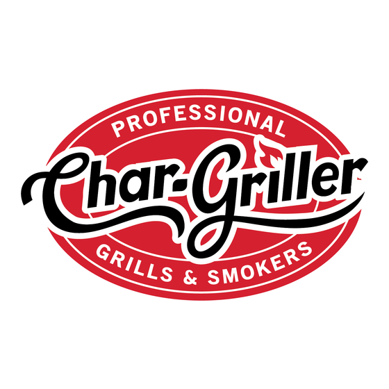 Char-Griller E3072 Mode D'emploi