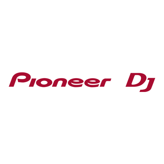 PIONEER DJ DDJ-SR2 Guide De Démarrage Rapide